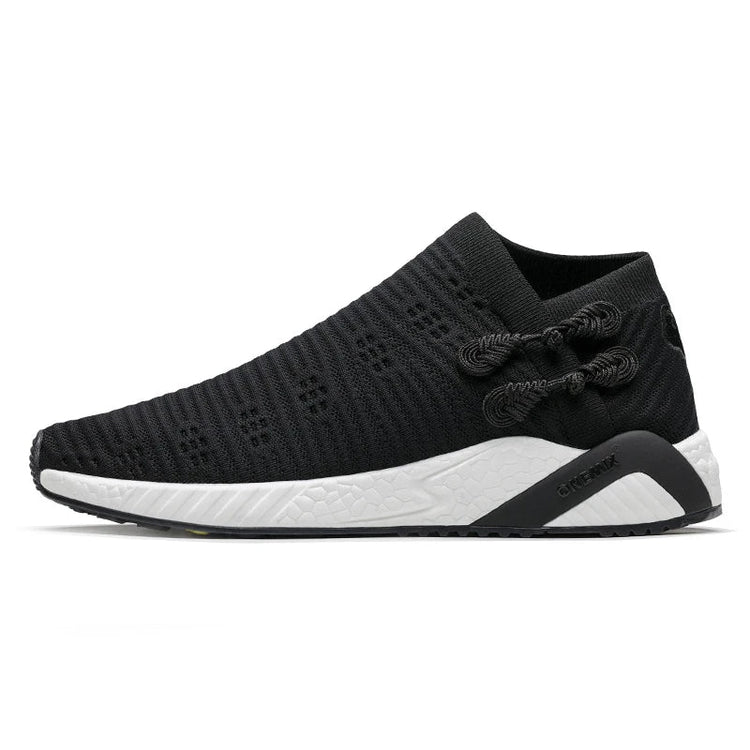 Onemix Calzini E Calzettoni Runningg Scarpe per Gli Uomini Retrò Scarpe da Ginnastica Traspiranti Lavorato a Maglia Vamp Durevole Suola in Gomma Calzini E Calzettoni Scarpe da Trekking Scarpa da Tennis PlatiNum