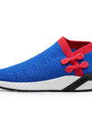 blue red