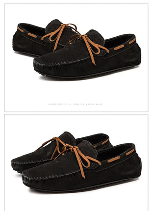 Dekbr Casual uomo scarpe in vera pelle estate traspirante verde mocassini da uomo scarpe in pelle Sapato Masculino Zapatos Hombre