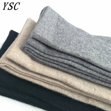 2024 Winter New style Women Cashmere Wool Pants Knitted Soft warmth High elasticity High-quality Slim fit style Classic leggings PlatiNum
