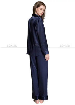 Regalo Delle Donne Raso di Seta Pigiama Set Pigiama Pigiama Set PIGIAMA Indumenti Da Notte Loungewear S, M, L, XL, 2XL, 3XL Più Solido platinumshop