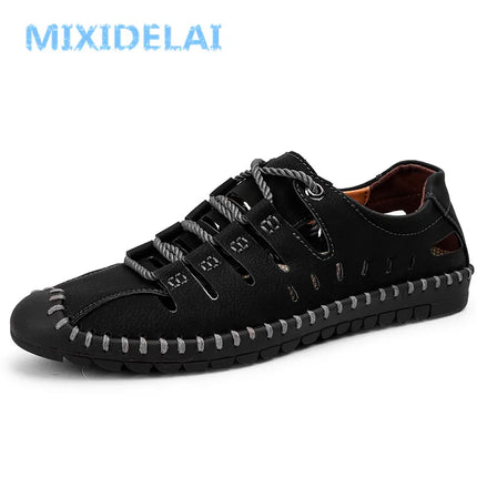 MIXIDELAI Nuova Estate Comode Scarpe Casual Mocassini Scarpe Da Uomo di Qualità Scarpe In Pelle Crosta Appartamenti Degli Uomini di Vendita Calda Mocassini Scarpe
