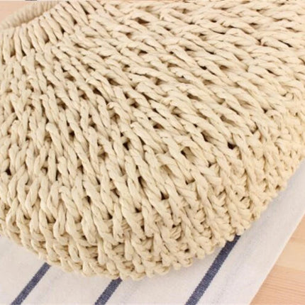 Yogodlns Borsa a tracolla intrecciata in rattan semicircolare fatta a mano Borse a tracolla a tracolla da donna estive Borsa da spiaggia piccola per ragazze Novità