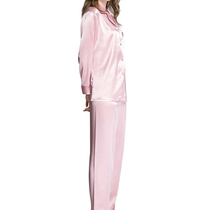 Delle donne di Seta Pigiama di Raso Set Pigiama Pigiama Set PIGIAMA Indumenti Da Notte Loungewear S, M, L, XL, 2XL, 3XL Più Il Formato platinumshop