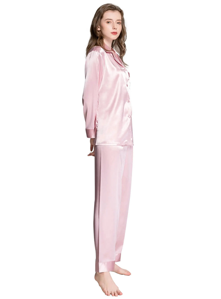 Delle donne di Seta Pigiama di Raso Set Pigiama Pigiama Set PIGIAMA Indumenti Da Notte Loungewear S, M, L, XL, 2XL, 3XL Più Il Formato platinumshop