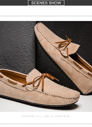 Dekbr Casual uomo scarpe in vera pelle estate traspirante verde mocassini da uomo scarpe in pelle Sapato Masculino Zapatos Hombre