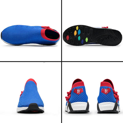 Onemix Calzini E Calzettoni Runningg Scarpe per Gli Uomini Retrò Scarpe da Ginnastica Traspiranti Lavorato a Maglia Vamp Durevole Suola in Gomma Calzini E Calzettoni Scarpe da Trekking Scarpa da Tennis PlatiNum