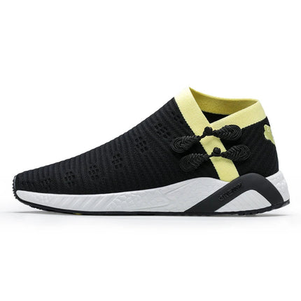Onemix Calzini E Calzettoni Runningg Scarpe per Gli Uomini Retrò Scarpe da Ginnastica Traspiranti Lavorato a Maglia Vamp Durevole Suola in Gomma Calzini E Calzettoni Scarpe da Trekking Scarpa da Tennis PlatiNum