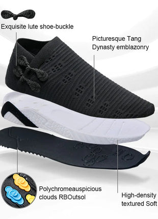 Onemix Calzini E Calzettoni Runningg Scarpe per Gli Uomini Retrò Scarpe da Ginnastica Traspiranti Lavorato a Maglia Vamp Durevole Suola in Gomma Calzini E Calzettoni Scarpe da Trekking Scarpa da Tennis PlatiNum