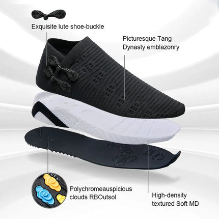 Onemix Calzini E Calzettoni Runningg Scarpe per Gli Uomini Retrò Scarpe da Ginnastica Traspiranti Lavorato a Maglia Vamp Durevole Suola in Gomma Calzini E Calzettoni Scarpe da Trekking Scarpa da Tennis PlatiNum