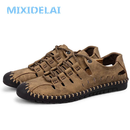 MIXIDELAI Nuova Estate Comode Scarpe Casual Mocassini Scarpe Da Uomo di Qualità Scarpe In Pelle Crosta Appartamenti Degli Uomini di Vendita Calda Mocassini Scarpe