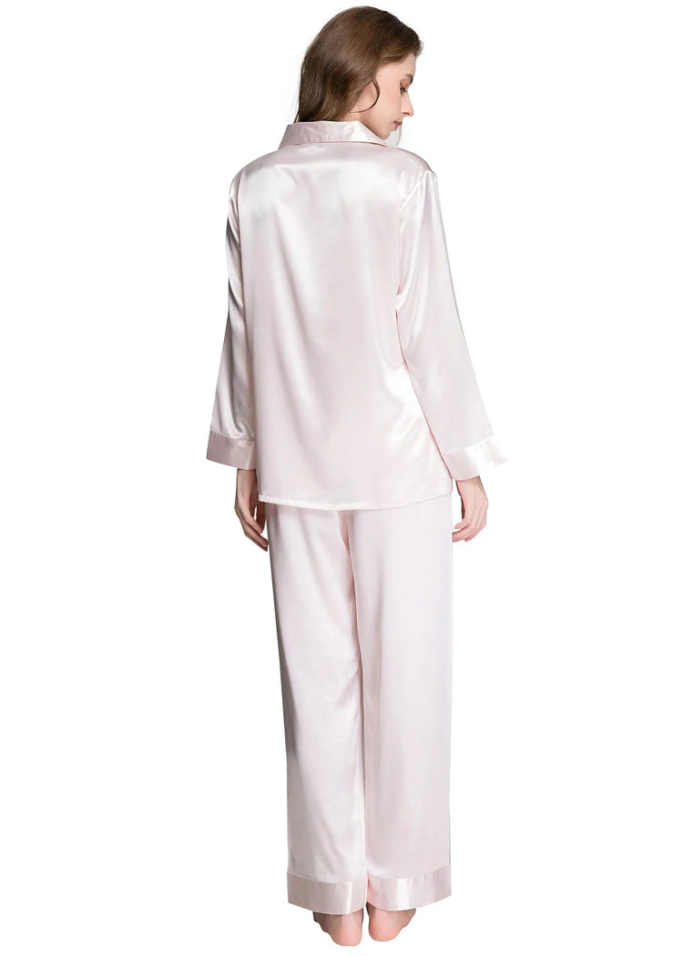 Delle donne di Seta Pigiama di Raso Set Pigiama Pigiama Set PIGIAMA Indumenti Da Notte Loungewear S, M, L, XL, 2XL, 3XL Più Il Formato platinumshop
