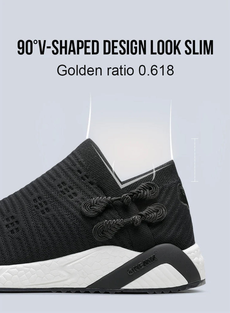Onemix Calzini E Calzettoni Runningg Scarpe per Gli Uomini Retrò Scarpe da Ginnastica Traspiranti Lavorato a Maglia Vamp Durevole Suola in Gomma Calzini E Calzettoni Scarpe da Trekking Scarpa da Tennis PlatiNum