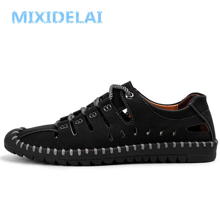 MIXIDELAI Nuova Estate Comode Scarpe Casual Mocassini Scarpe Da Uomo di Qualità Scarpe In Pelle Crosta Appartamenti Degli Uomini di Vendita Calda Mocassini Scarpe