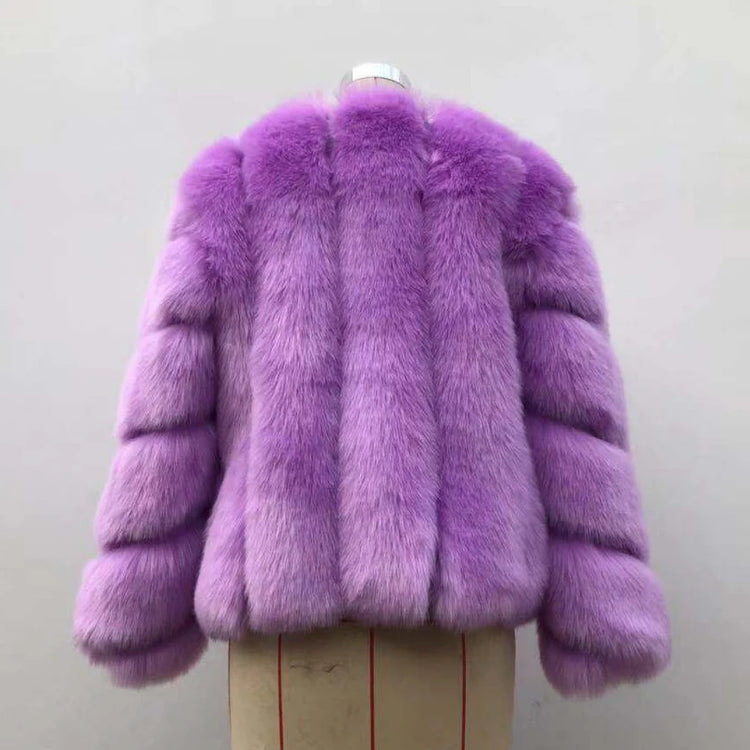 ZADORIN NEW Streetwear Furry Faux Fur Coat Woman Clothing Elegant Long Sleeve Winter Coats Woman Jackets Fourrure Abrigo Mujer