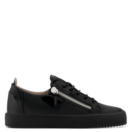 Fashion Black Flat Platform Comfortable Shoes Height Increasing Unisex Casual Sneakers Man Metal Zipper Designer Euro Size 38-45