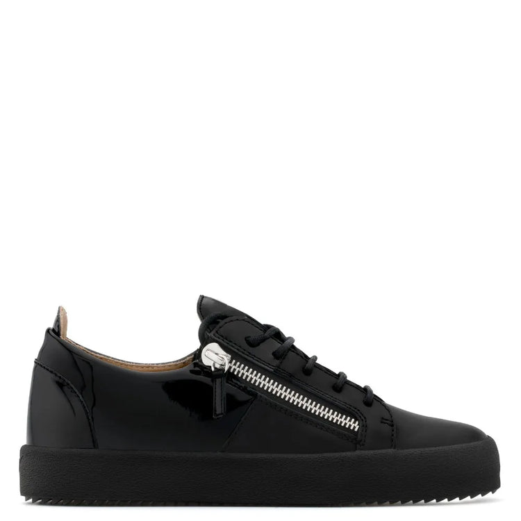 Fashion Black Flat Platform Comfortable Shoes Height Increasing Unisex Casual Sneakers Man Metal Zipper Designer Euro Size 38-45
