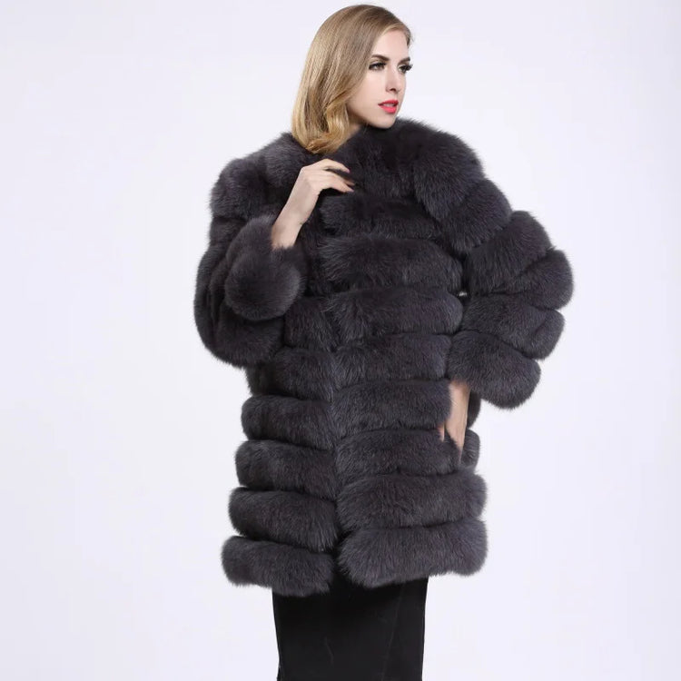 ZADORIN Winter Luxury Long Mink Fur Coats Woman Warm Faux Fur Coat Long Sleeve Fluffy Fur Jacket Woman Overcoat Fur Faux Coat