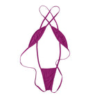 Mini micro bikini Tanga costume da bagno donna bikini set lingerie con spalline incrociate costumi da bagno senza schienale da donna platinumshop