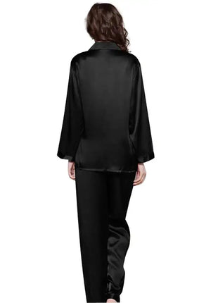 Regalo Delle Donne Raso di Seta Pigiama Set Pigiama Pigiama Set PIGIAMA Indumenti Da Notte Loungewear S, M, L, XL, 2XL, 3XL Più Solido platinumshop