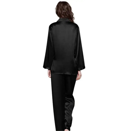 Regalo Delle Donne Raso di Seta Pigiama Set Pigiama Pigiama Set PIGIAMA Indumenti Da Notte Loungewear S, M, L, XL, 2XL, 3XL Più Solido platinumshop