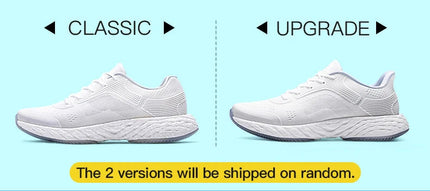 ONEMIX Scarpe da corsa bianche per uomo Outdoor Donna Sneakers atletiche Maratona Sport Scarpe da passeggio Viaggi Trekking Calzature da jogging PlatiNum