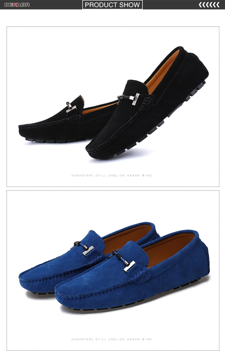 DEKABR Uomini Alla Moda Scarpe Casual di Grandi Dimensioni 38-47 di Marca Estate Mocassini Da Guida Traspirante All'ingrosso Uomo Calzature Morbide Scarpe Per Gli Uomini