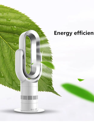 Ventilatore Freddo e Caldo con Telecomando, Senza Pale, 220V, Ultra-silenzioso, Purificatore d'Aria, Alta Qualità, Programmabile 1-9 Ore