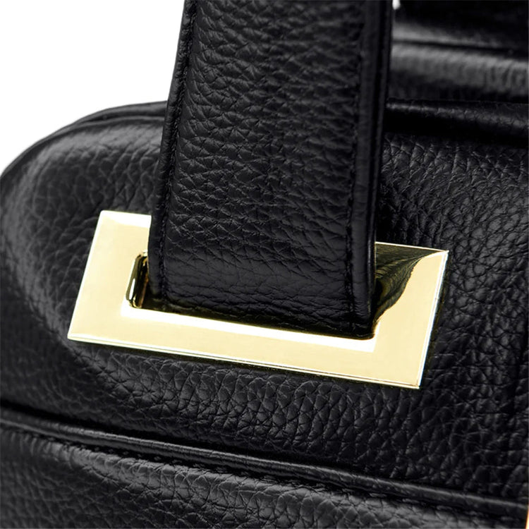 Women Multi-layers Top-handle Bag Quality Leather Handbags Purses Female Luxury Designer Large Capacity Boston Ladies Sac A Main PlatiNum
