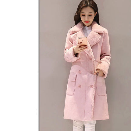 Winter Fashion New High Quality Rabbit Fur Coat Velvet Fur Coat Long Fur Coat Female Loose Thick Warm Mink Fur Teddy Coat