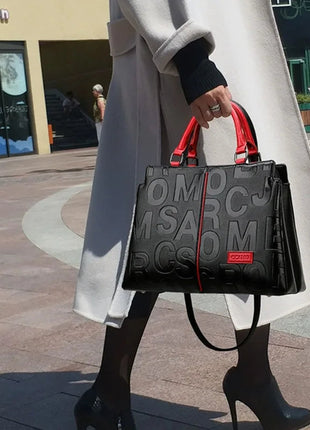 PU Leather Casual Crossbody Bags for Women Ladies Luxury Designer Tote Handbag Female Large Capacity Travel Shoulder Bag Sac PlatiNum