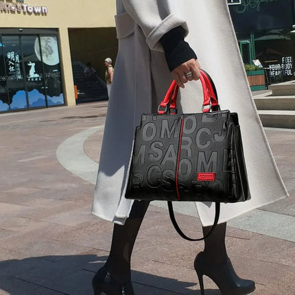 PU Leather Casual Crossbody Bags for Women Ladies Luxury Designer Tote Handbag Female Large Capacity Travel Shoulder Bag Sac PlatiNum