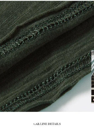 T-shirt homme 100% coton Décontracté Doux Fitness Été T-shirts fins Vêtements d'intérieur Homme Col rond Manches courtes T-shirt uni pour homme