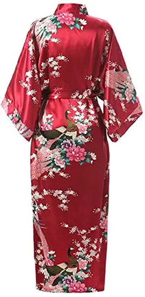 Abiti da notte da donna abiti da notte fiore abiti per la casa intimo Lingerie Casual Kimono abito d