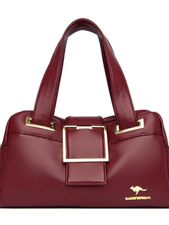 Women Multi-layers Top-handle Bag Quality Leather Handbags Purses Female Luxury Designer Large Capacity Boston Ladies Sac A Main