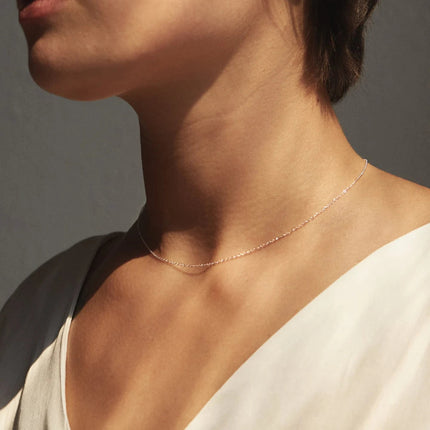 eManco Fine Chain Necklace Stainless Steel Gold Color Pendants Short Long Statement Women  Colar Gift Stainless Steel Jewelry PlatiNum