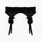 Garter belt, black / One Size