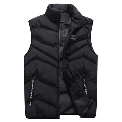 brand Plus size vest Mens Jacket Sleeveless Vests  Jackets men Casual Coats Mens Vest Man Cotton Thicken Waistcoat 8XL