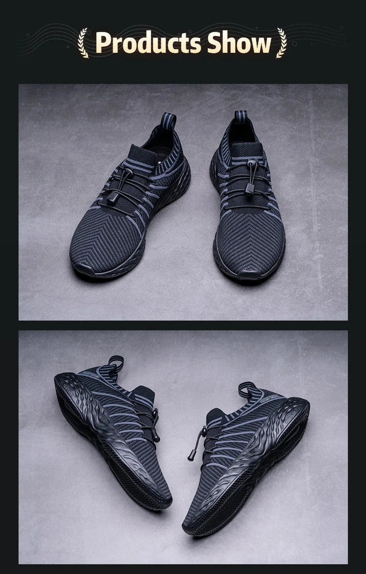 Scarpe da corsa impermeabili ONEMIX per uomo Sneakers Unisex in Mesh traspirante estivo per scarpe da Trekking da passeggio per uomo Slip-on all'aperto PlatiNum