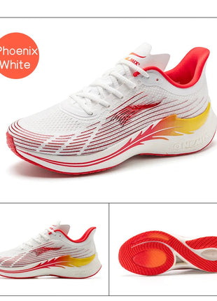 ONEMIX Scarpe da corsa da uomo per uomo Scarpe da passeggio per atletica leggera in mesh traspirante Scarpe da ginnastica da donna leggere rosse Scarpe da ginnastica sportive da uomo PlatiNum