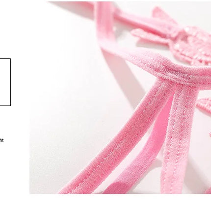 Women Lace Panties Thongs Pearl Pendant Embroidery G-String T-Back Briefs Underwear Hollow Ladies Panties Sexy Lingerie Knickers