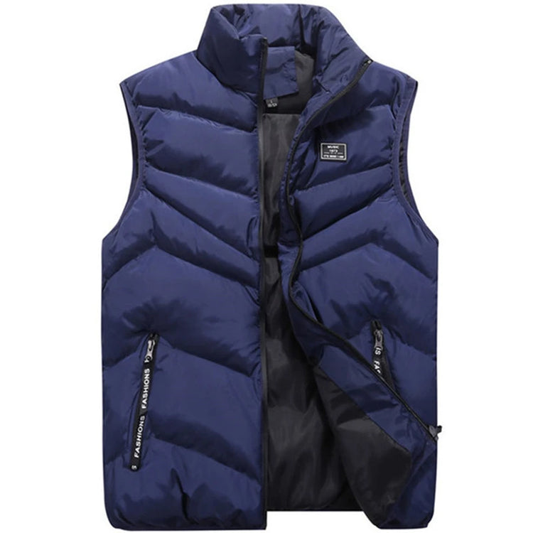 brand Plus size vest Mens Jacket Sleeveless Vests  Jackets men Casual Coats Mens Vest Man Cotton Thicken Waistcoat 8XL