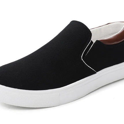 Fashion Canvas Men's Sneakers Black Lace Up Sping Shoes 2024 Classic Casual Vulcanized Shoes Size 46 47 Mens Spring Sport Shoes