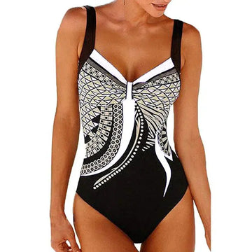 Costume da bagno bikini sexy Costumi da bagno Donna 2025 Costume intero Push Up Nuoto per abbigliamento da spiaggia Monokini Costumi da bagno taglie forti 2XL platinumshop