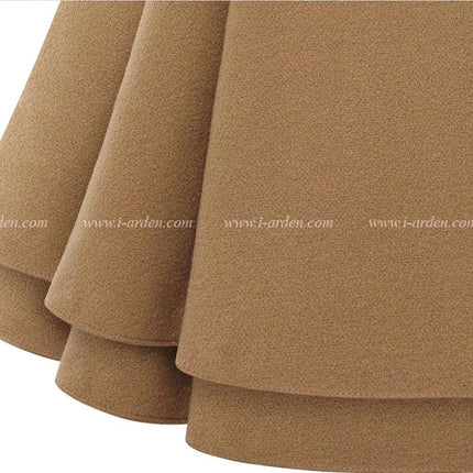 Women's Winter Slim Long Wool Sherpa Coat Double Breasted Padded Korean Cashmere Coat England Style Trench