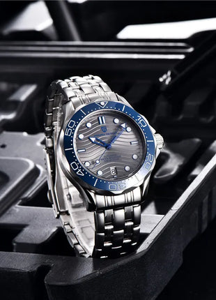 PAGANI DESIGN 2026 Nuovo Orologio Automatico di Lusso da Uomo, Cristallo Zaffiro AR, Orologio da Polso Meccanico con Movimento Miyota 8215