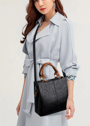 PU Leather Casual Crossbody Bags for Women Ladies Luxury Designer Tote Handbag Female Large Capacity Travel Shoulder Bag Sac PlatiNum