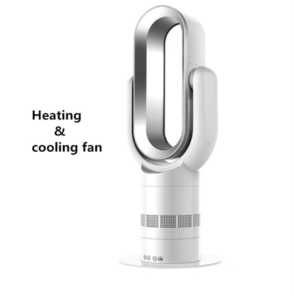 Ventilatore Freddo e Caldo con Telecomando, Senza Pale, 220V, Ultra-silenzioso, Purificatore d'Aria, Alta Qualità, Programmabile 1-9 Ore