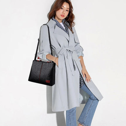 PU Leather Casual Crossbody Bags for Women Ladies Luxury Designer Tote Handbag Female Large Capacity Travel Shoulder Bag Sac PlatiNum