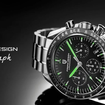 Nuovo Orologio PAGANI DESIGN Moon 2026, Orologio al Quarzo di Lusso alla Moda per Uomo, Cronografo Sportivo in Acciaio Inossidabile